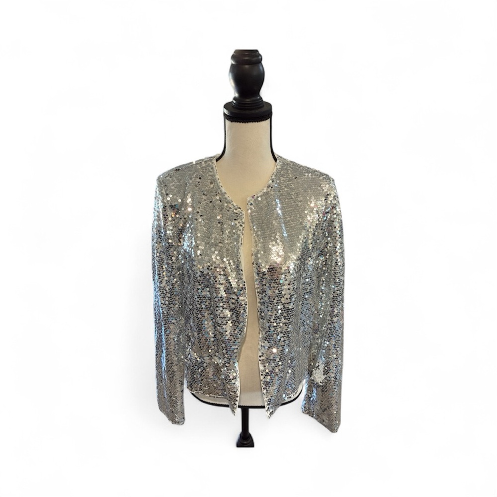 Silver Sequin Women's Jacket